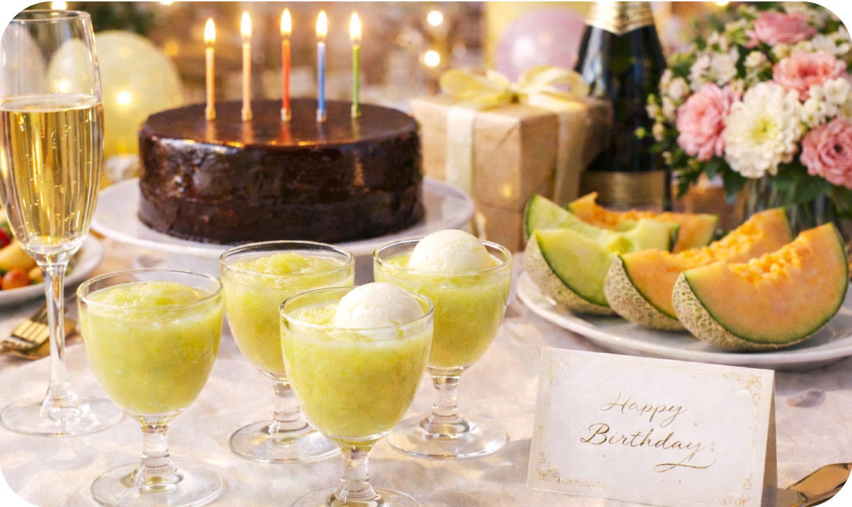 お誕生日のシーン、ピューレver