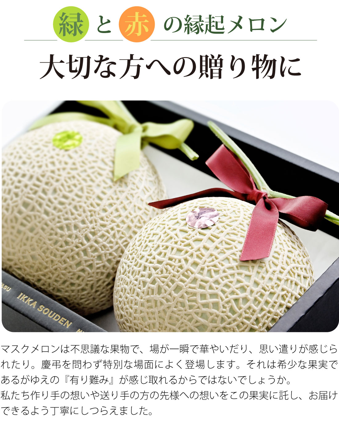 雅&妃マスクメロン