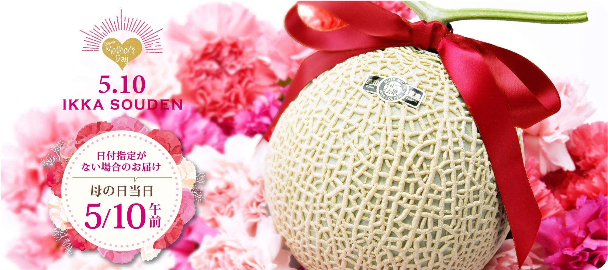 母の日のマスクメロン