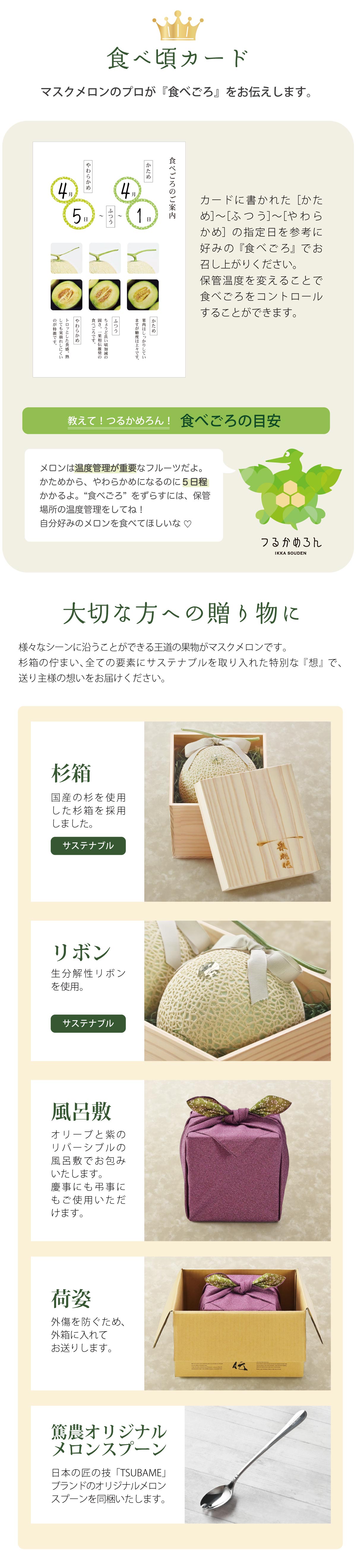 食べ頃カード・大切な方への贈り物に