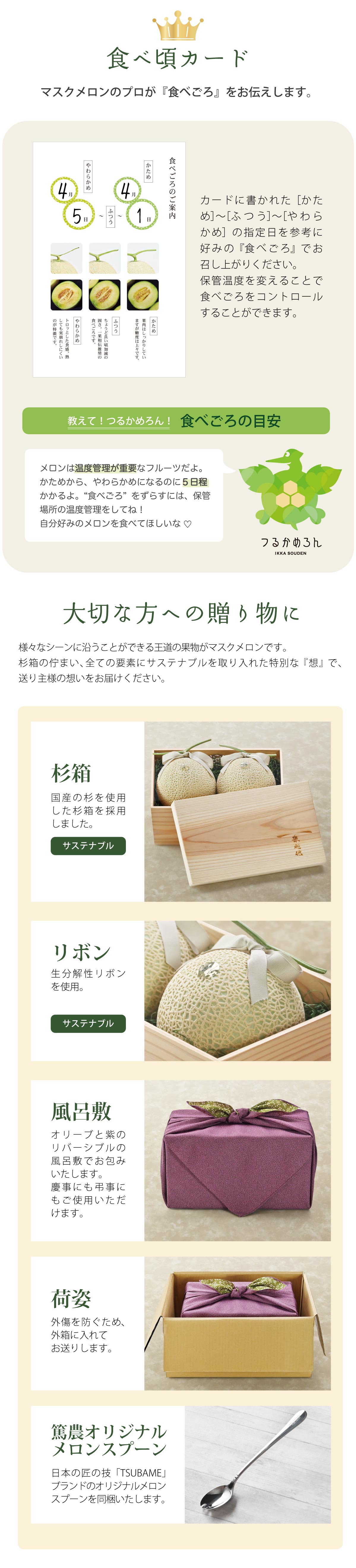 食べ頃カード・大切な方への贈り物に