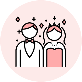 結婚のお祝い