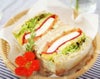 フルーツトマトとマスクメロンのサンドウィッチ
