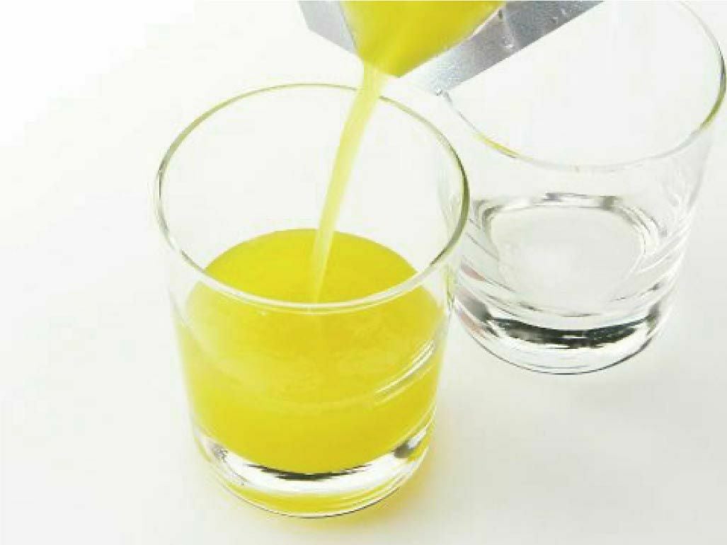 ピューレとアイス