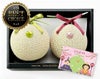 【上級品】結婚内祝い 雅&妃マスクメロン2玉3kg以上