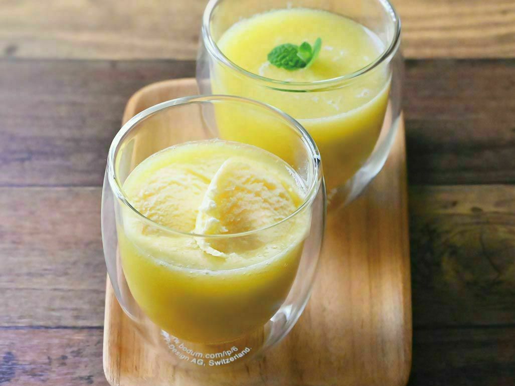 アイスとピューレ