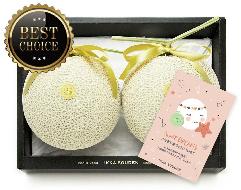 【上級品】出産祝いマスクメロン2玉2.8kg以上