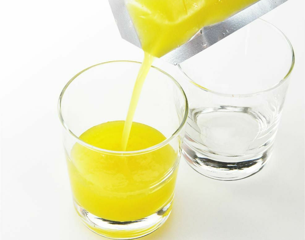 ピューレを注ぐ